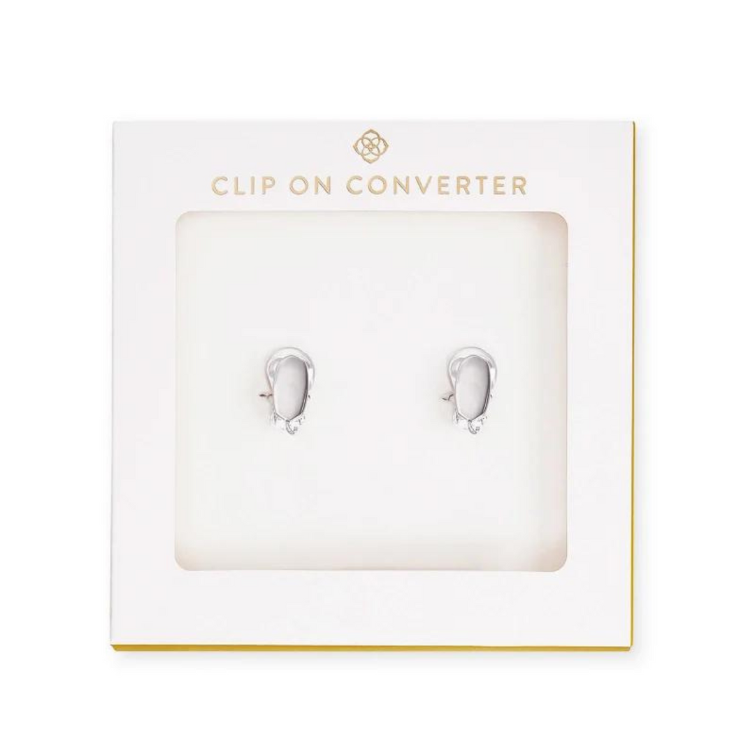 Kendra Scott | Clip On Converter in Silver - Giddy Up Glamour Boutique