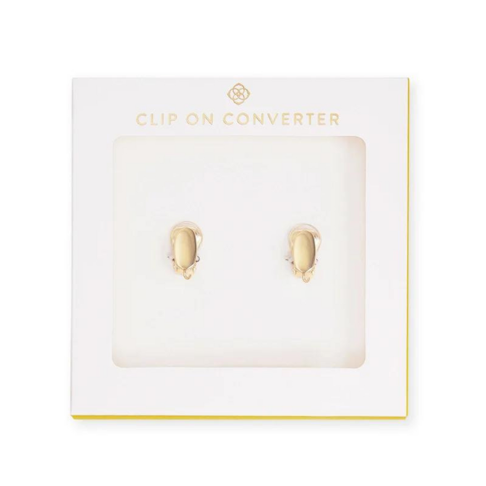 Kendra Scott | Clip On Converter in Gold - Giddy Up Glamour Boutique