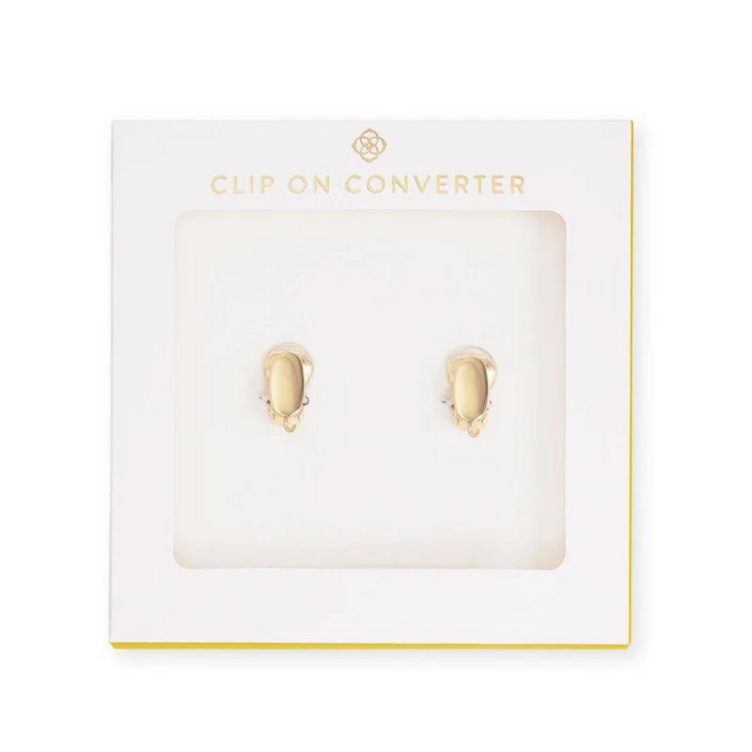 Kendra Scott | Clip On Converter in Gold - Giddy Up Glamour Boutique