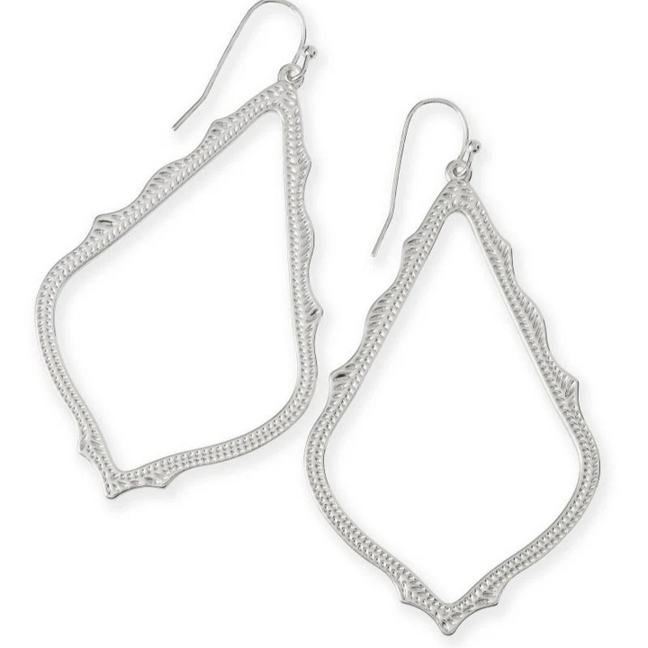 Kendra Scott | Sophee Drop Earrings in Silver - Giddy Up Glamour Boutique