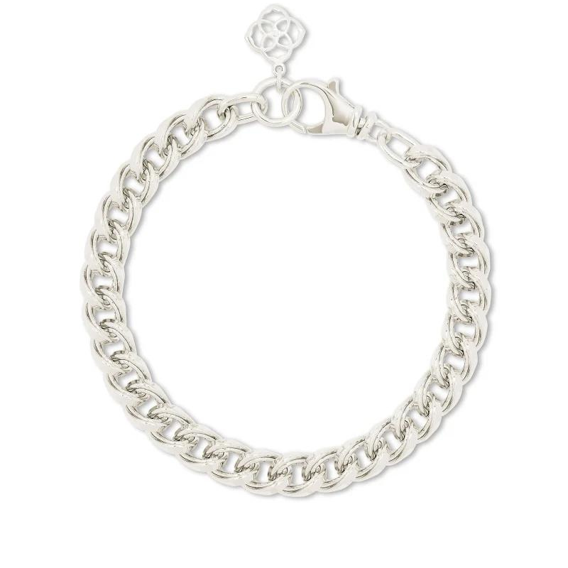 Kendra Scott | Vincent Chain Bracelet in Silver - Giddy Up Glamour Boutique