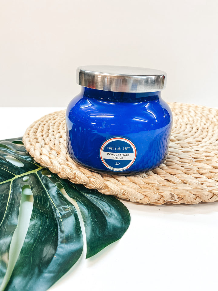 Capri Blue | 19 oz. Signature Jar Candle in Signature Blue | Various Scents - Giddy Up Glamour Boutique