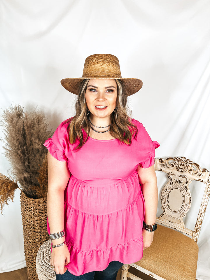 Lack of Color | Palma Palm Leaf Boater Hat - Giddy Up Glamour Boutique