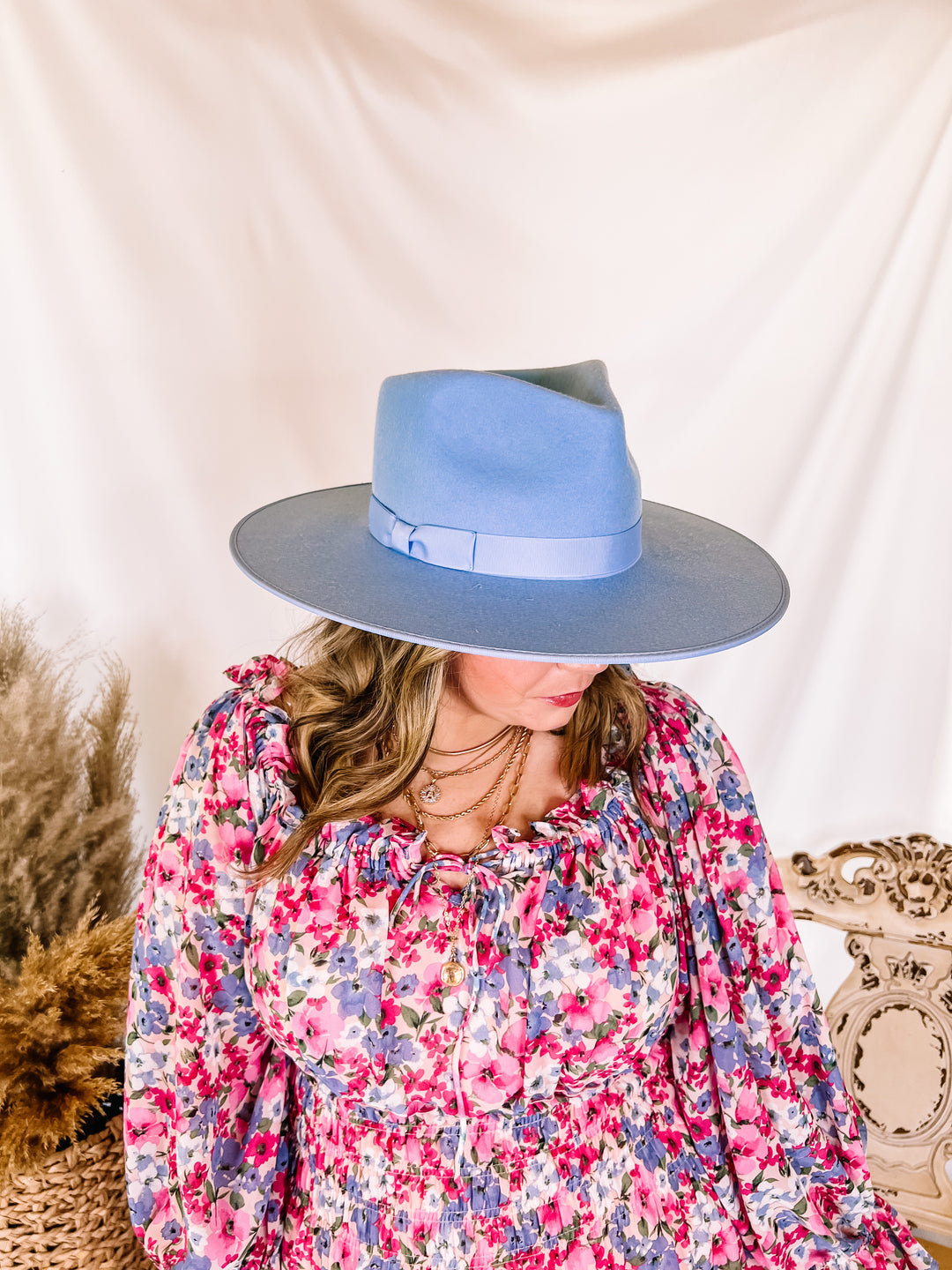 Lack of Color | Capri Rancher Wool Felt Hat in Sky Blue - Giddy Up Glamour Boutique