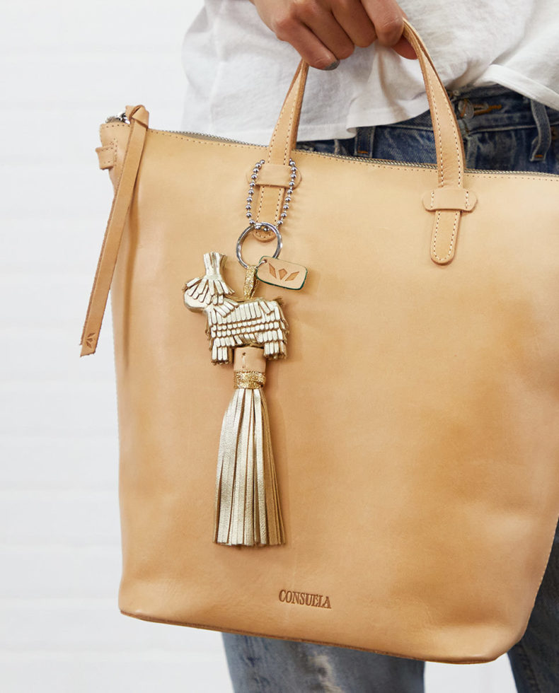 Consuela | Brit Donkey with Himalayan Fringe Chaquira Bag Charm - Giddy Up Glamour Boutique