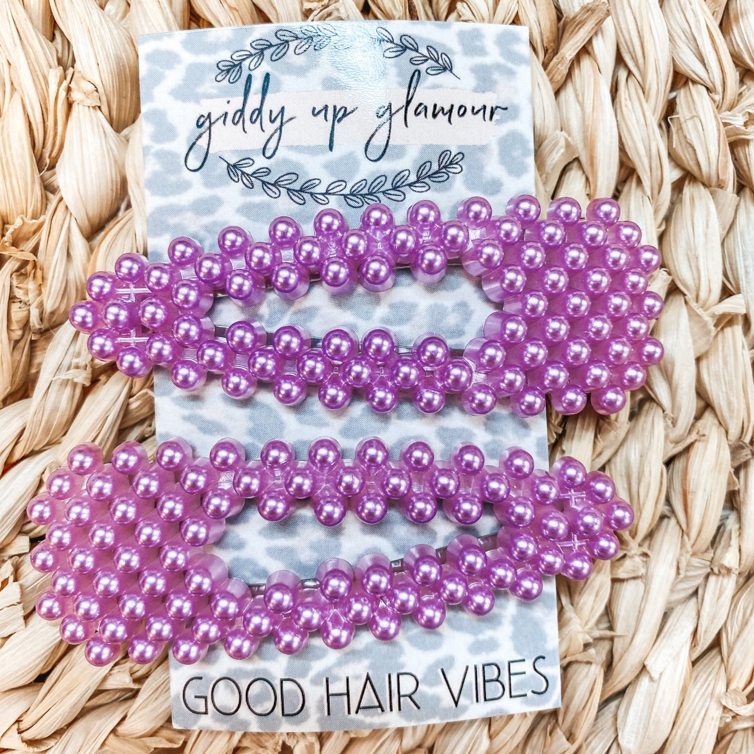 Buy 3 for $10 | Set of Two | Pearl Hair Accessory Clips - Giddy Up Glamour Boutique
