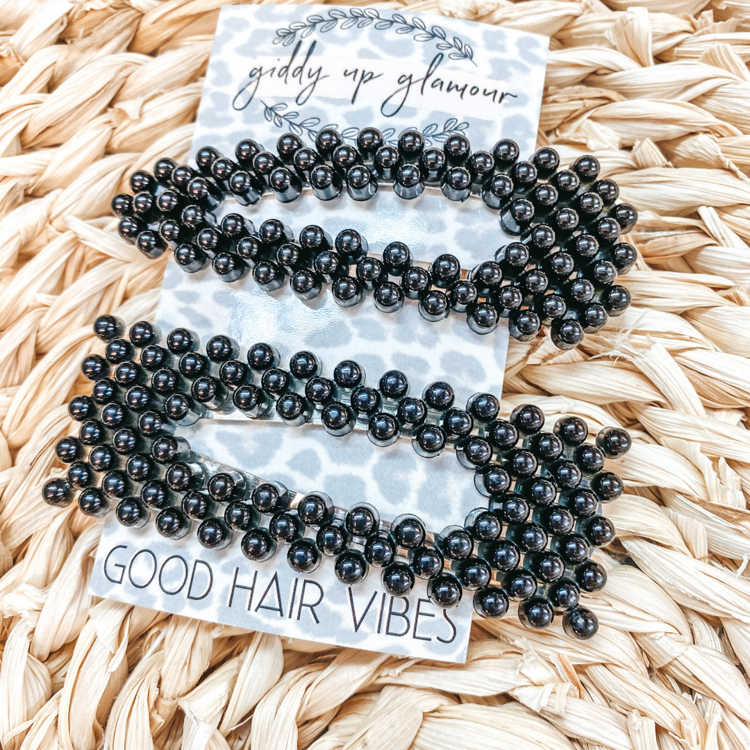 Buy 3 for $10 | Set of Two | Pearl Hair Accessory Clips - Giddy Up Glamour Boutique