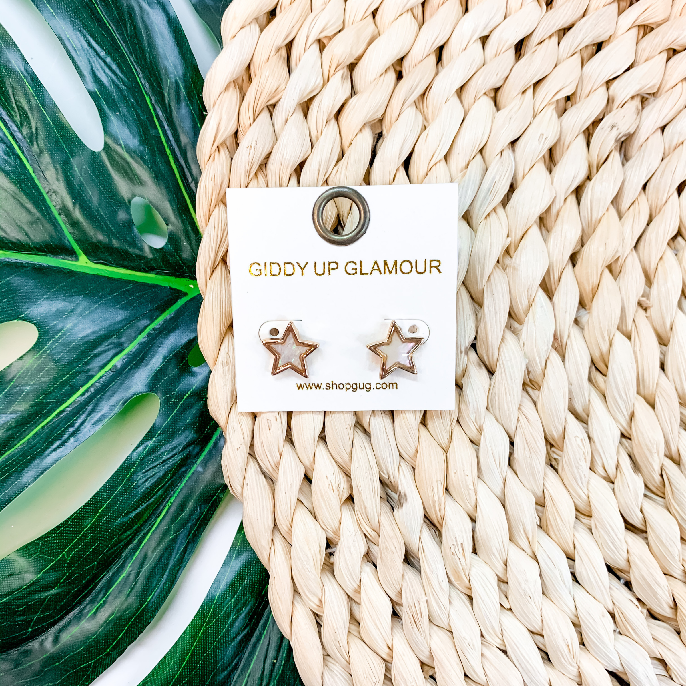 Shooting Star Stud Earrings in Gold - Giddy Up Glamour Boutique