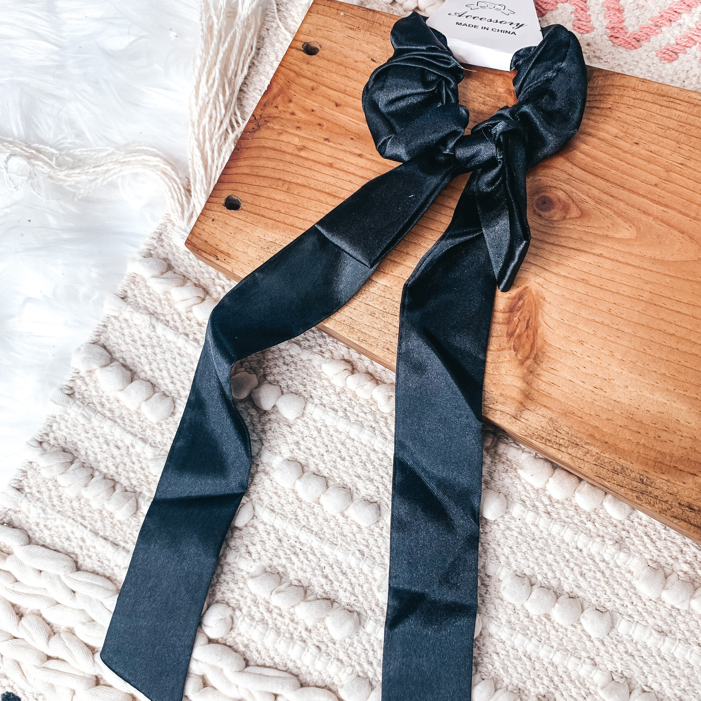 Buy 3 for $10 | Satin Ribbon Hair Scrunchie - Giddy Up Glamour Boutique