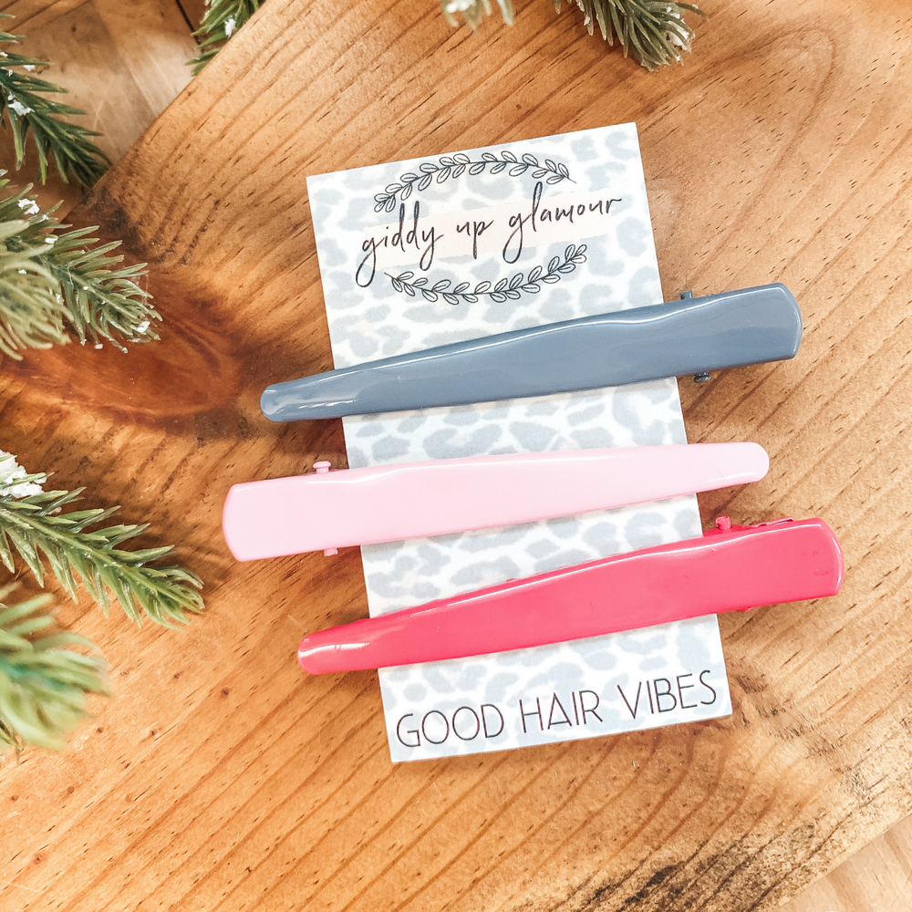 Buy 3 for $10 | Set of Three |  Metal Hair Clips - Giddy Up Glamour Boutique