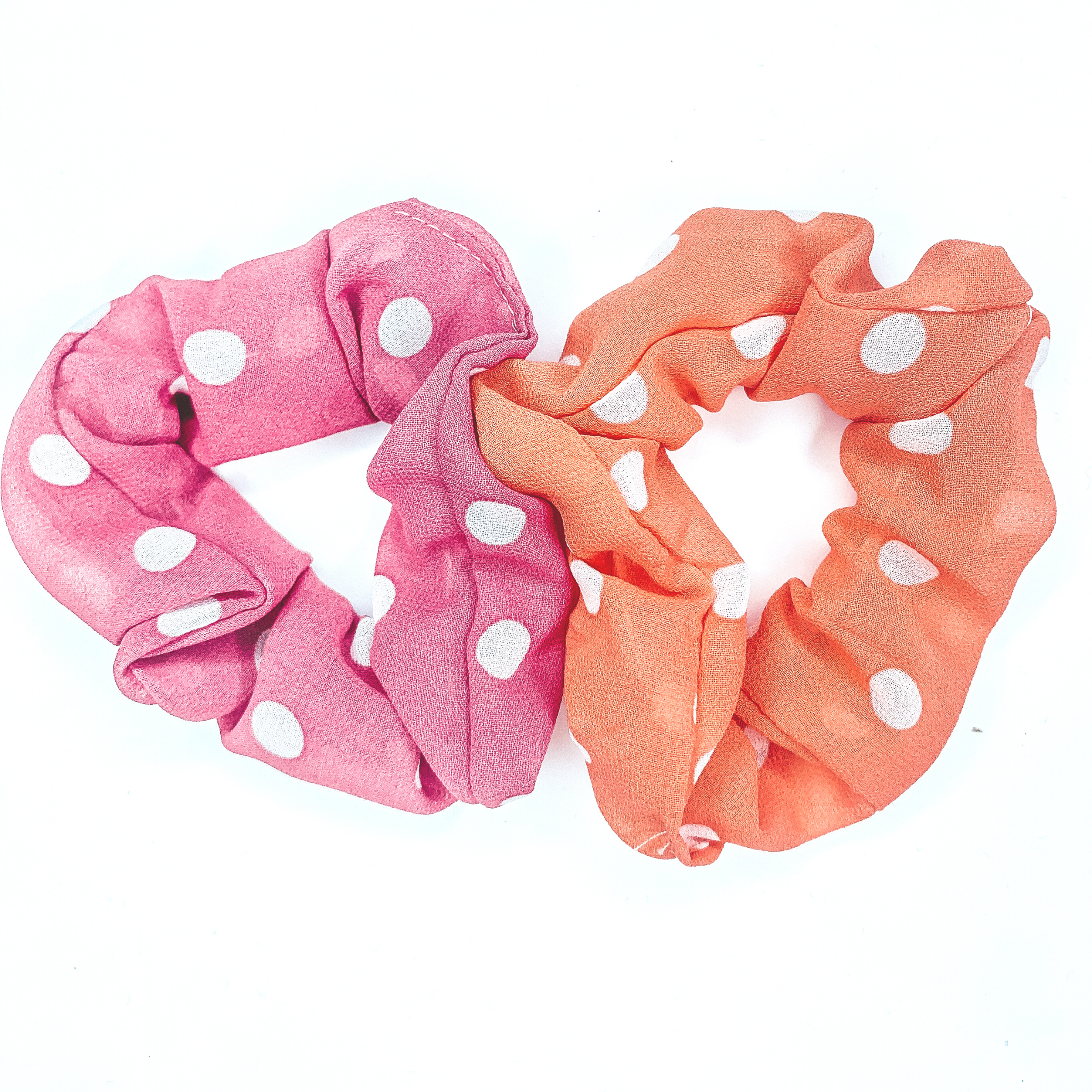Buy 3 for $10 | Set of Two | Polka Dot Scrunchies - Giddy Up Glamour Boutique