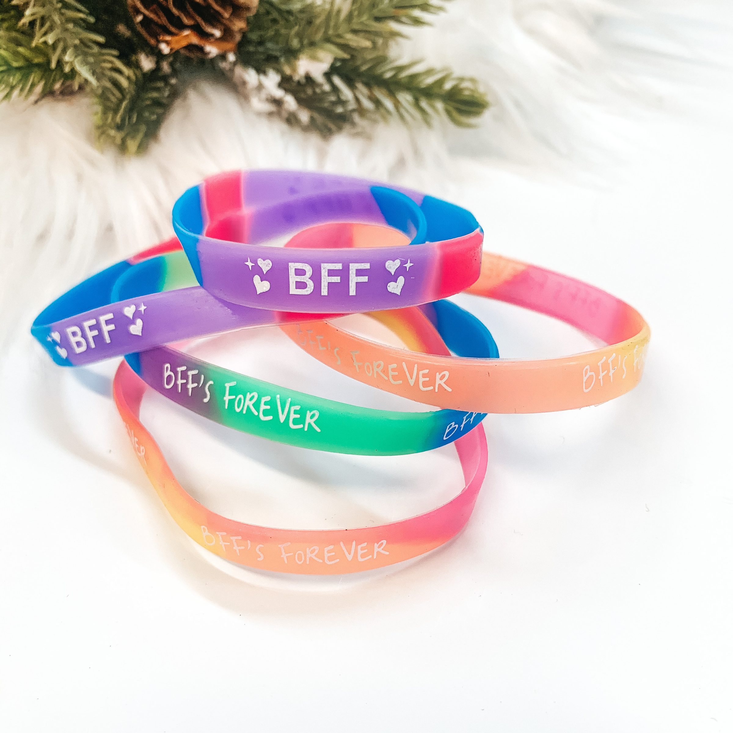 Buy 3 for $10 Set of Four | Tie Dye Friendship Bracelets - Giddy Up Glamour Boutique