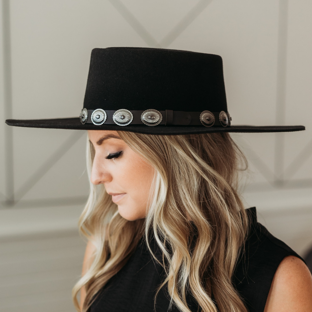 Charlie 1 Horse | High Desert Wool Felt Hat in Black - Giddy Up Glamour Boutique