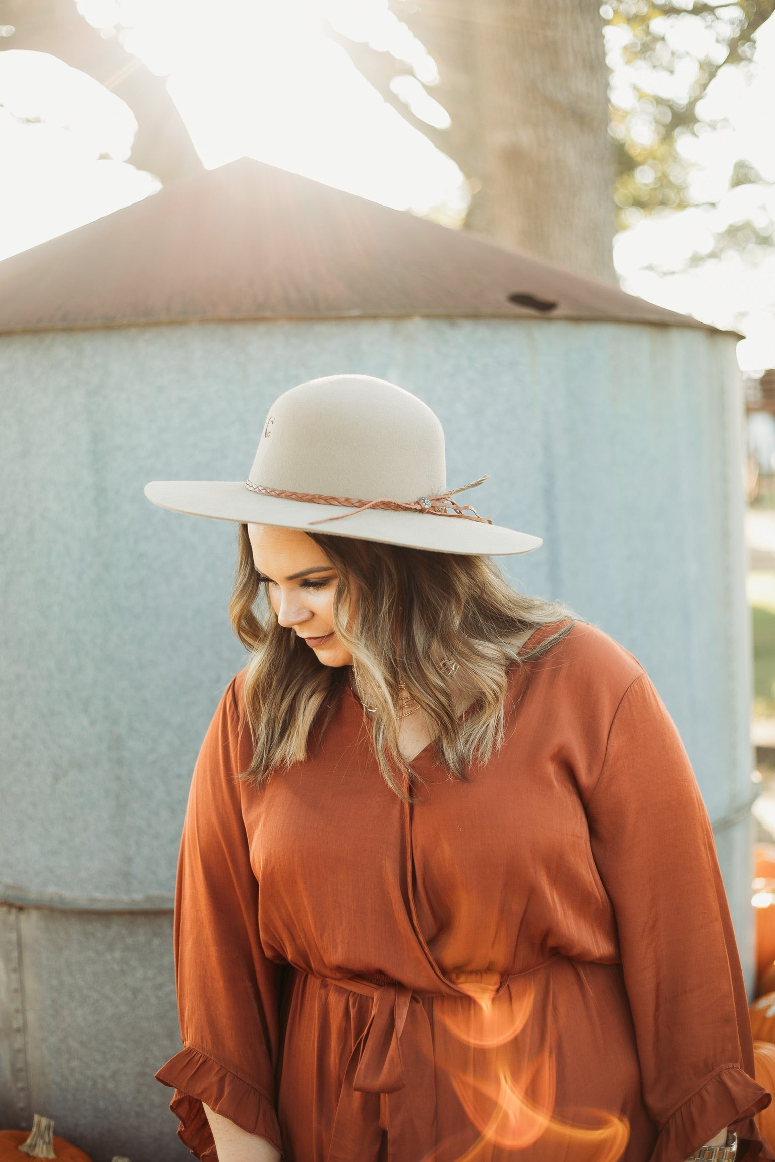 Charlie 1 Horse | Wanderlust Wool Felt Floppy Hat with Braided Band in Sand - Giddy Up Glamour Boutique