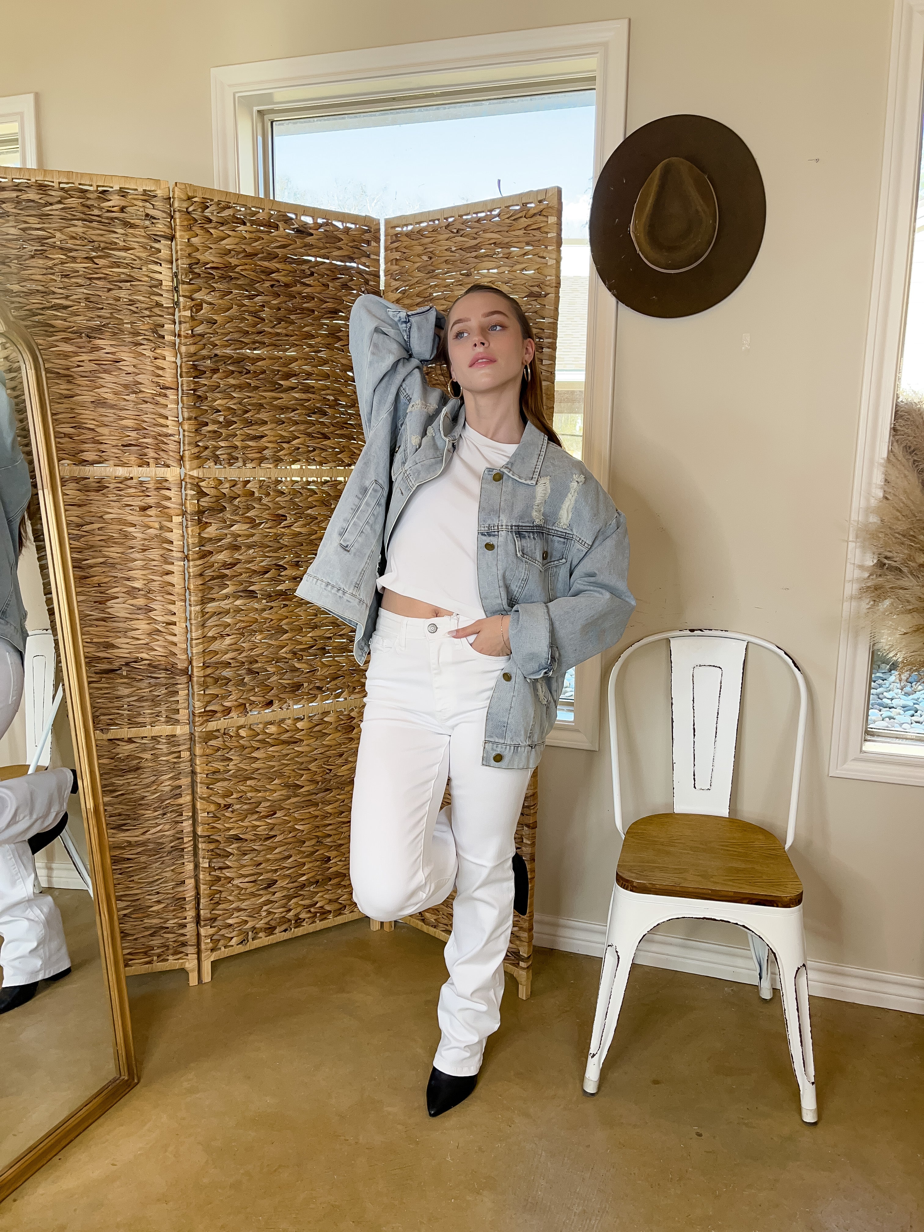 Judy Blue | Cheer You On Bootcut Jeans in White - Giddy Up Glamour Boutique