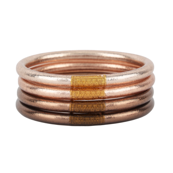 BuDhaGirl | Set of Four | All Weather Bangles in Fawn