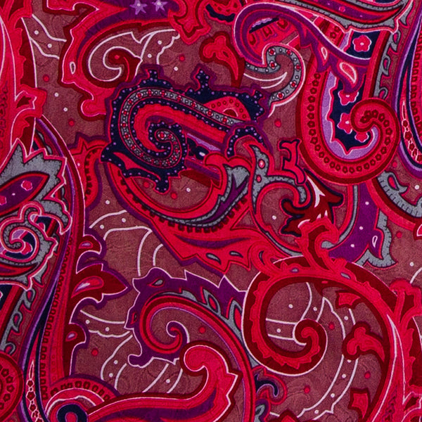 Paisley Wild Rag in Fruit Punch - Giddy Up Glamour Boutique