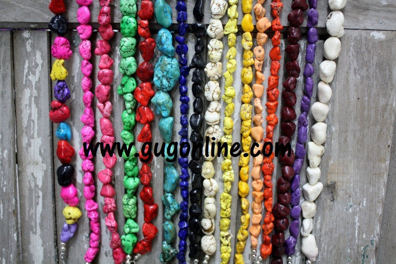 Stone Nugget Necklaces