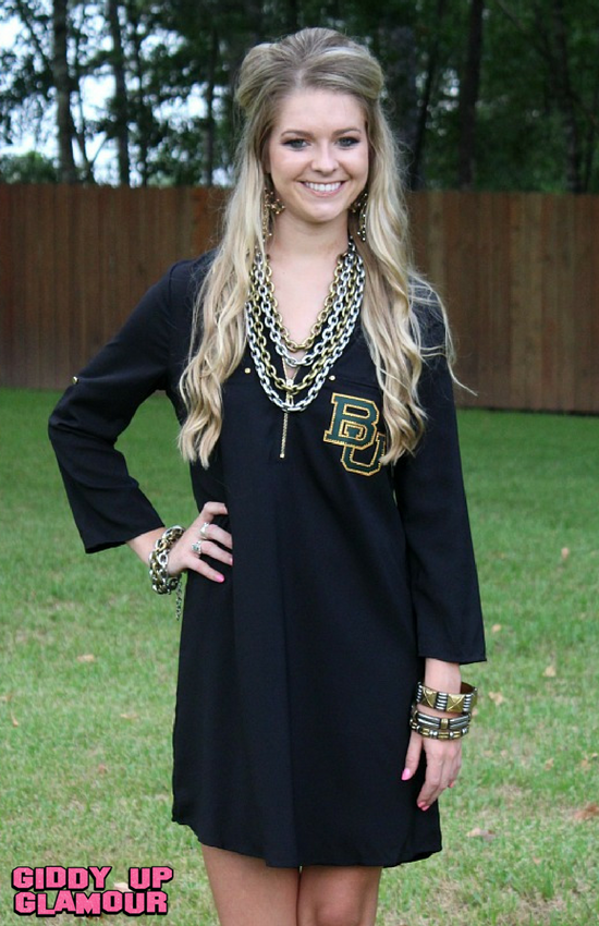 Last Chance Size Small & Large | The Little Baylor Gameday Dress Small Last Chance Size Small & Large | The Little Baylor Gameday Dress Small