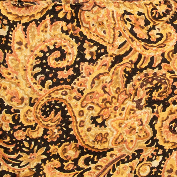 Paisley Wild Rag in Gold and Black - Giddy Up Glamour Boutique
