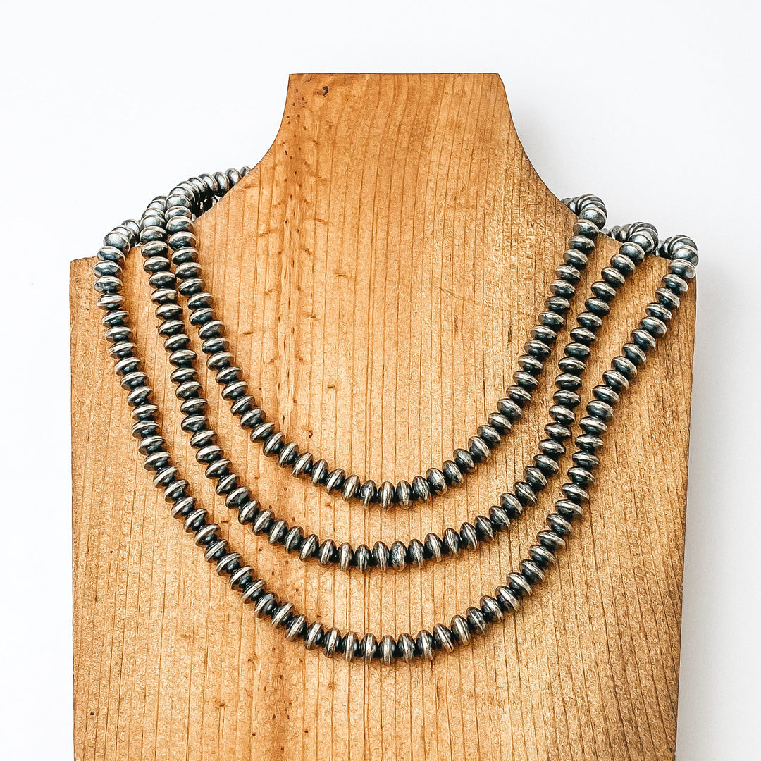 Navajo | Navajo Handmade 8mm Saucer Navajo Pearls Necklace | Varying Lengths - Giddy Up Glamour Boutique