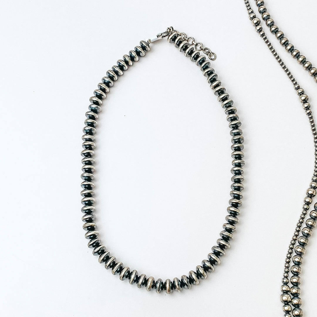 Navajo | Navajo Handmade 8mm Saucer Navajo Pearls Necklace | Varying Lengths - Giddy Up Glamour Boutique