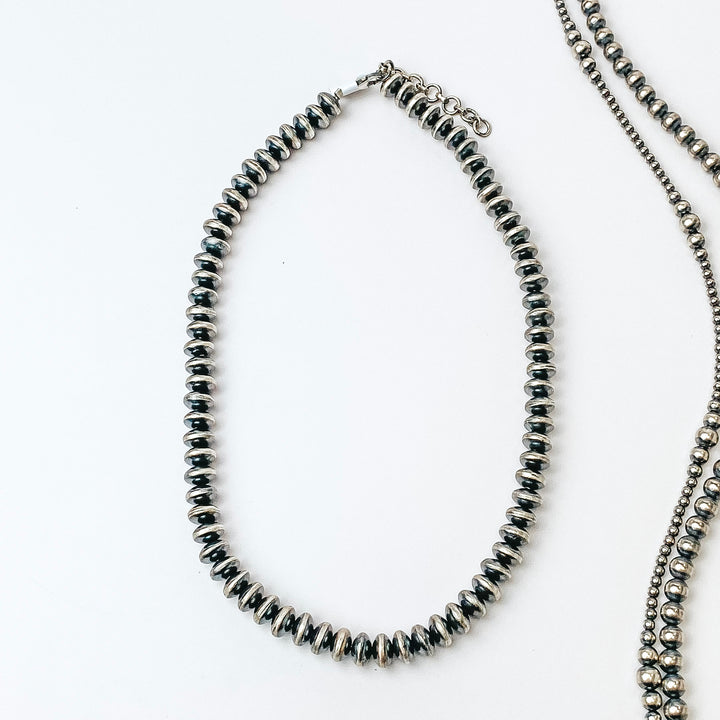 Navajo | Navajo Handmade 8mm Saucer Navajo Pearls Necklace | Varying Lengths - Giddy Up Glamour Boutique