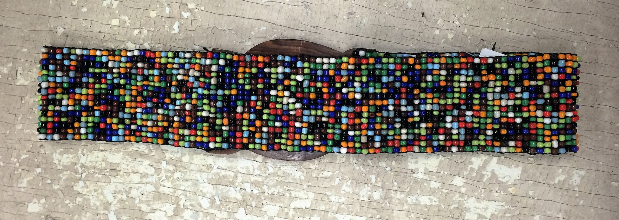Stretchy Multi Colored Beaded Belt - Giddy Up Glamour Boutique