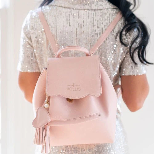 Light pink small backpack online