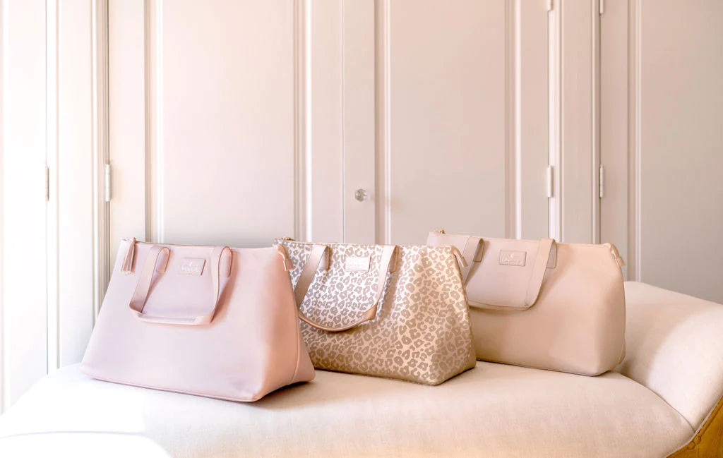 Hollis | Slumber Party Overnighter in Blush - Giddy Up Glamour Boutique