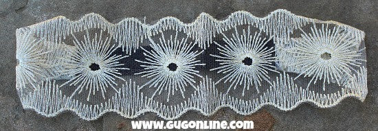 Gold Lace Headband - Giddy Up Glamour Boutique