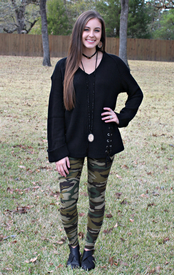 Camo Cutie Super Soft Camouflage Leggings - Giddy Up Glamour Boutique