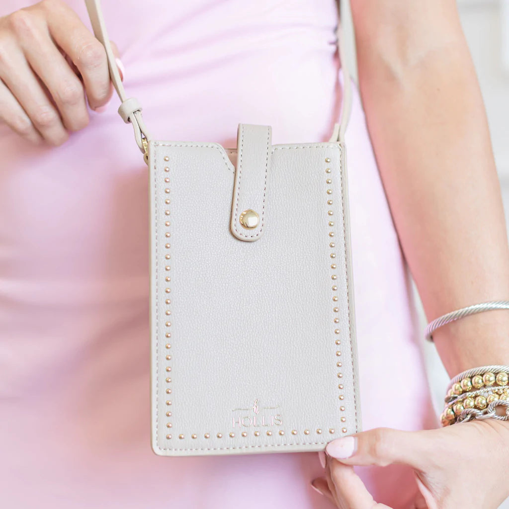 Hollis | Call You Later Crossbody Purse in Nude - Giddy Up Glamour Boutique