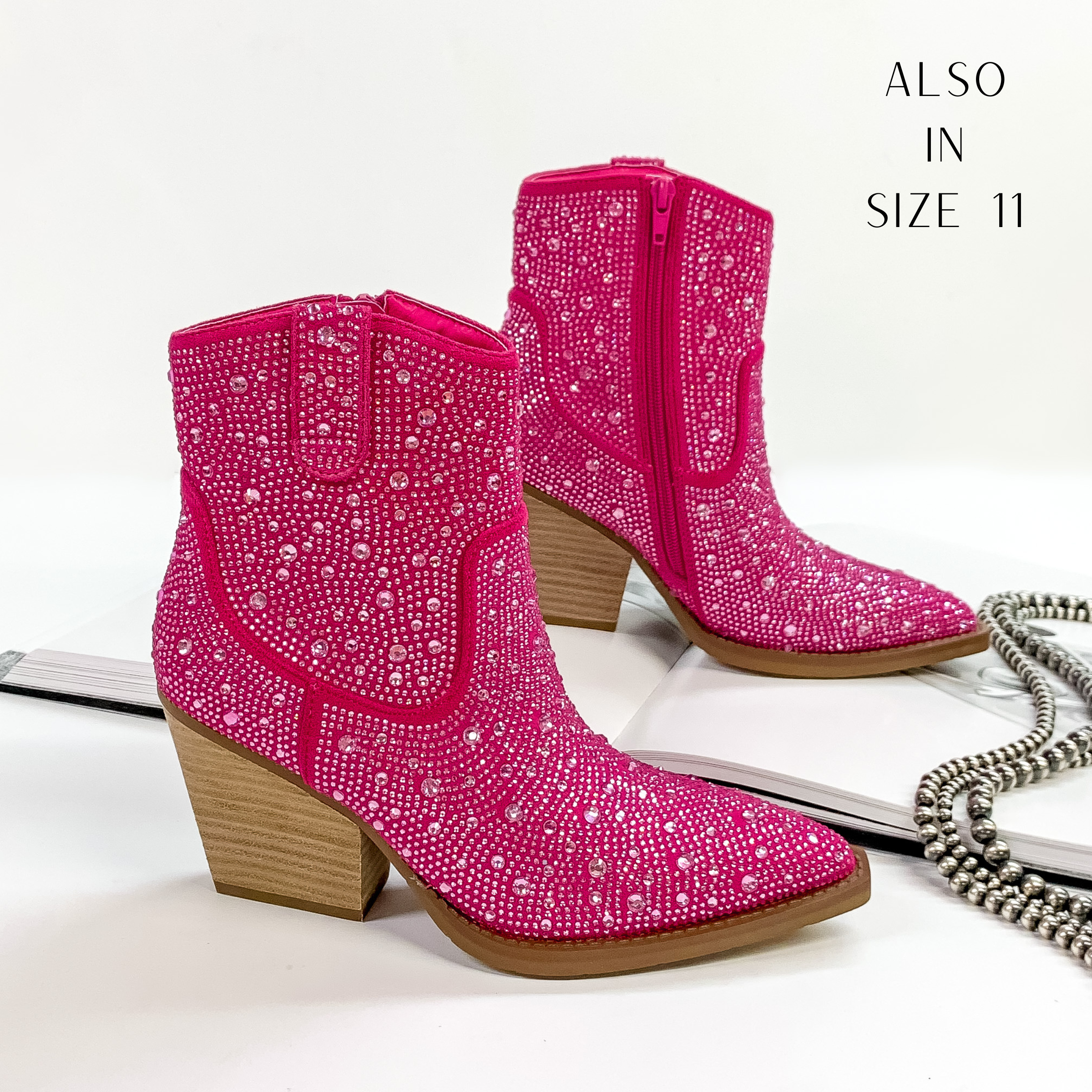 Pink sales cowboy booties