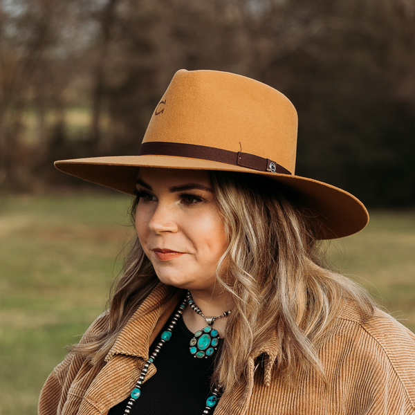 Charlie 1 Horse Mustard Yellow Felt Hat – Giddy Up Glamour 