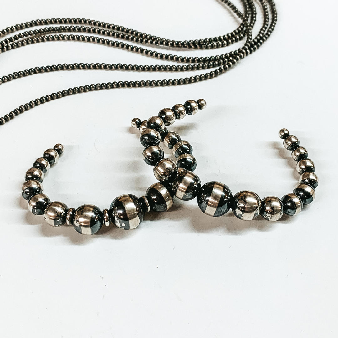 Navajo | Navajo Handmade Graduated Navajo Pearl Cuff - Giddy Up Glamour Boutique