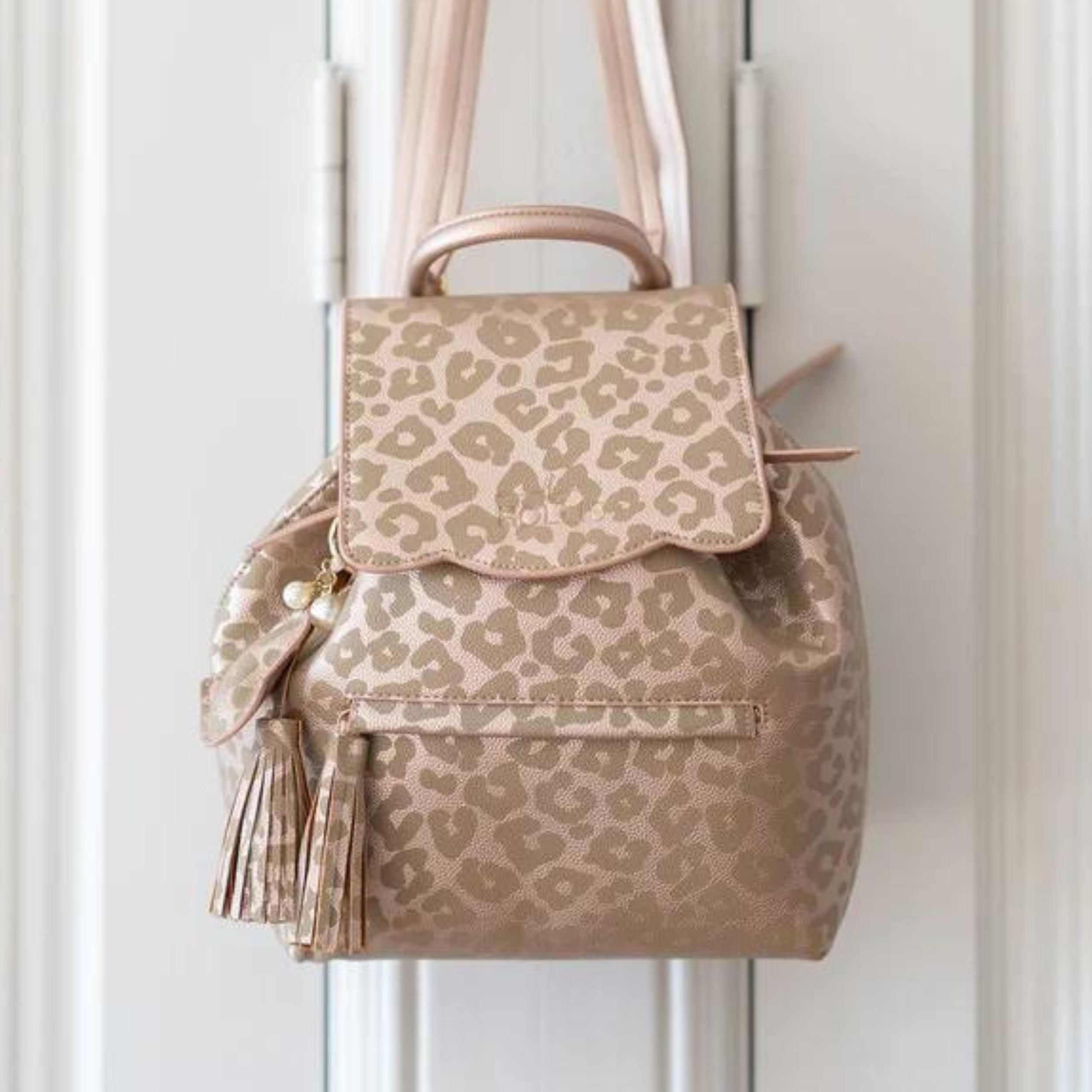 Hollis | Mini Backpack in Leopard - Giddy Up Glamour Boutique