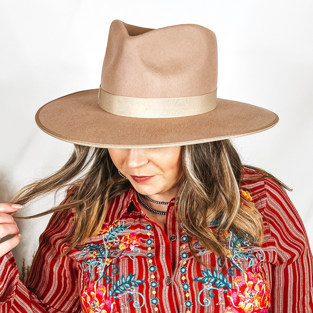 Lack of Color | Zulu Rancher Wool Felt Hat in Sand - Giddy Up Glamour Boutique