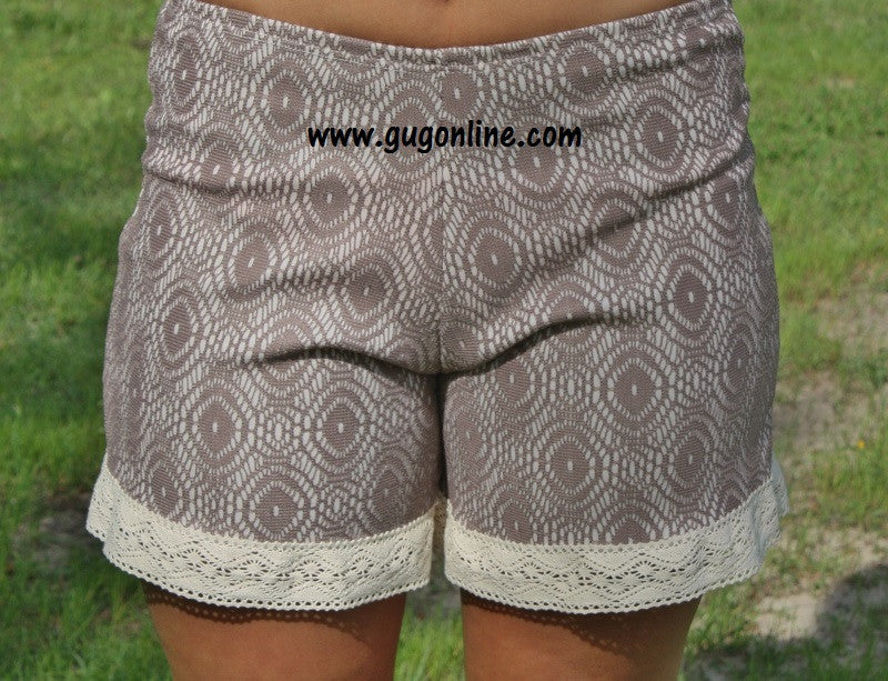 Just in the Knit of Time Mocha Shorts - Giddy Up Glamour Boutique