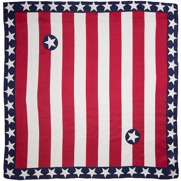 Liberty Wild Rag in Red, White, and Blue - Giddy Up Glamour Boutique
