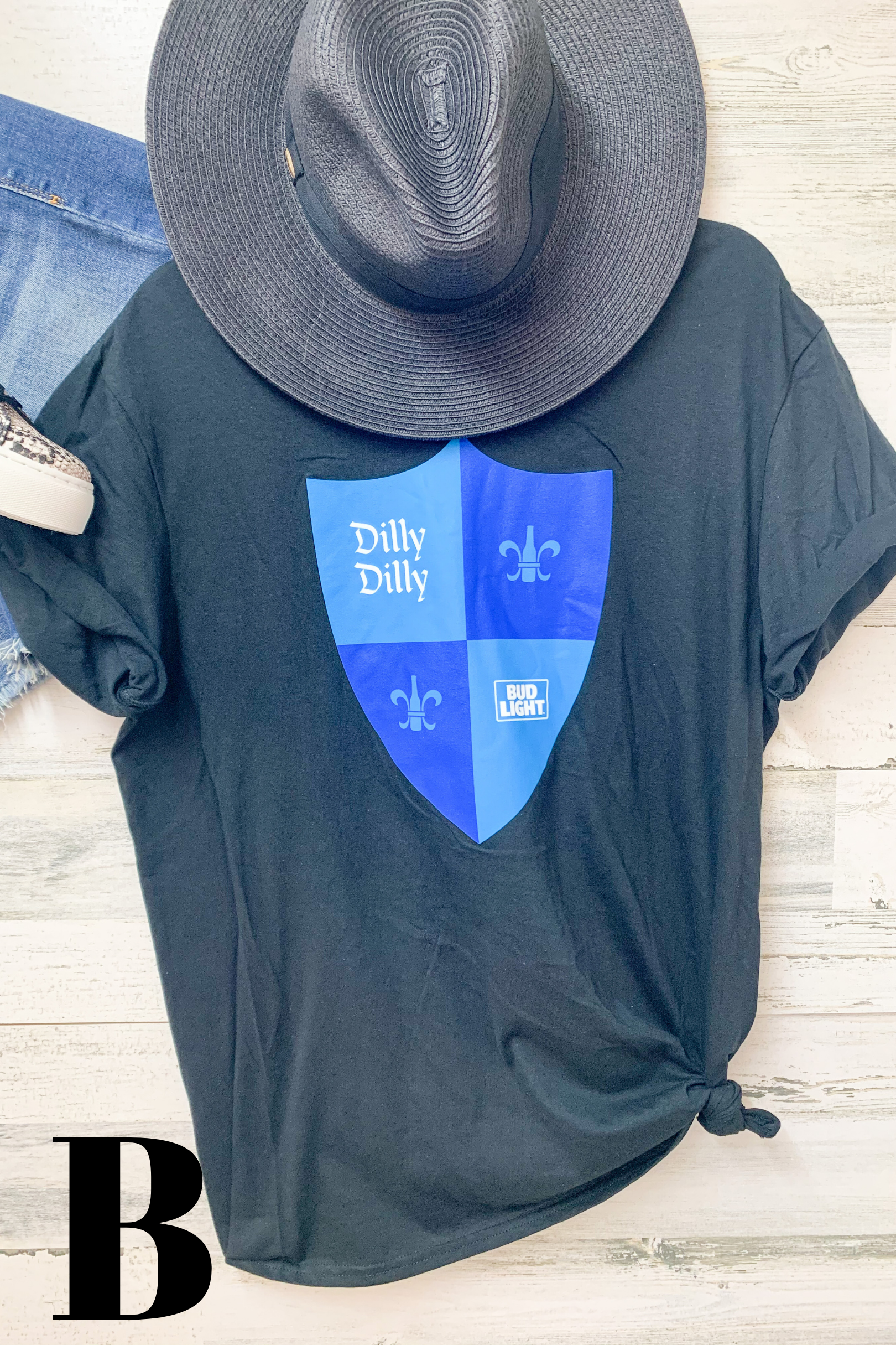 BUD LIGHT | Dilly Dilly Graphic Tees in Variety of Styles - Giddy Up Glamour Boutique