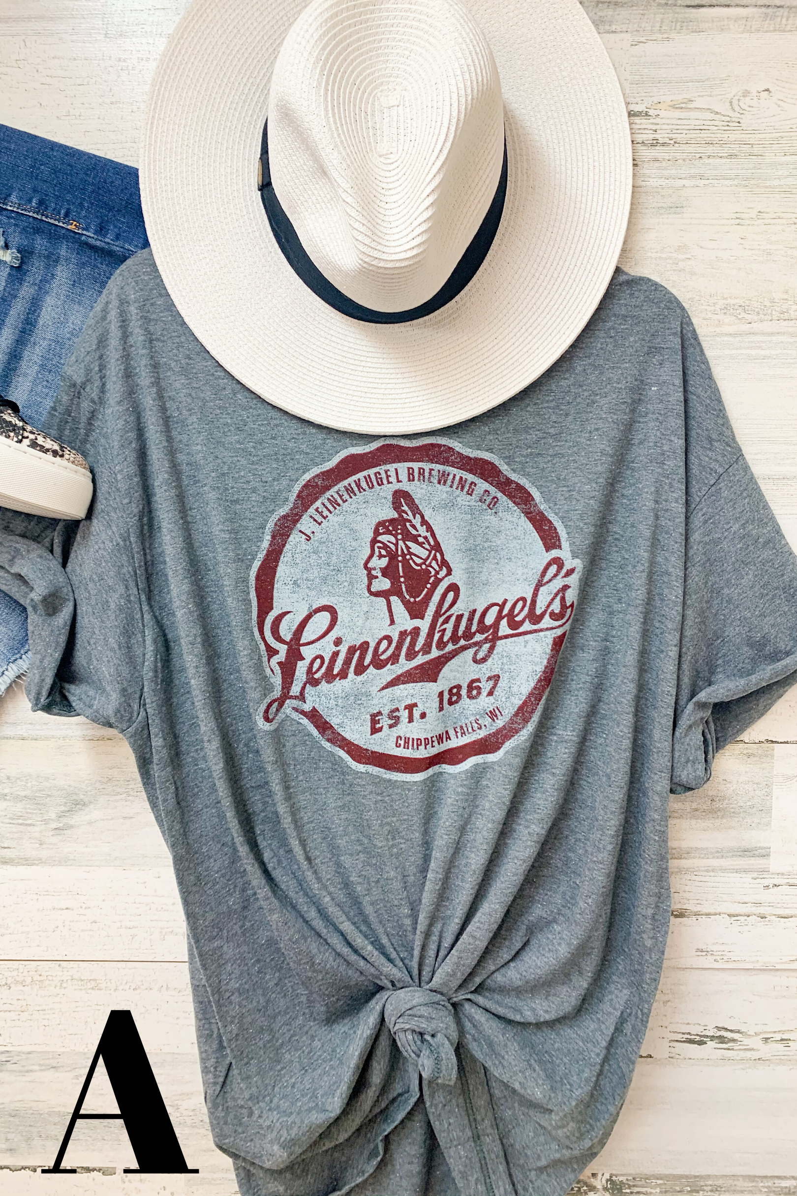 Last Chance Size 2XL | BEER TEES | Leinenkugel Beer Licensed Graphic Tee - Giddy Up Glamour Boutique