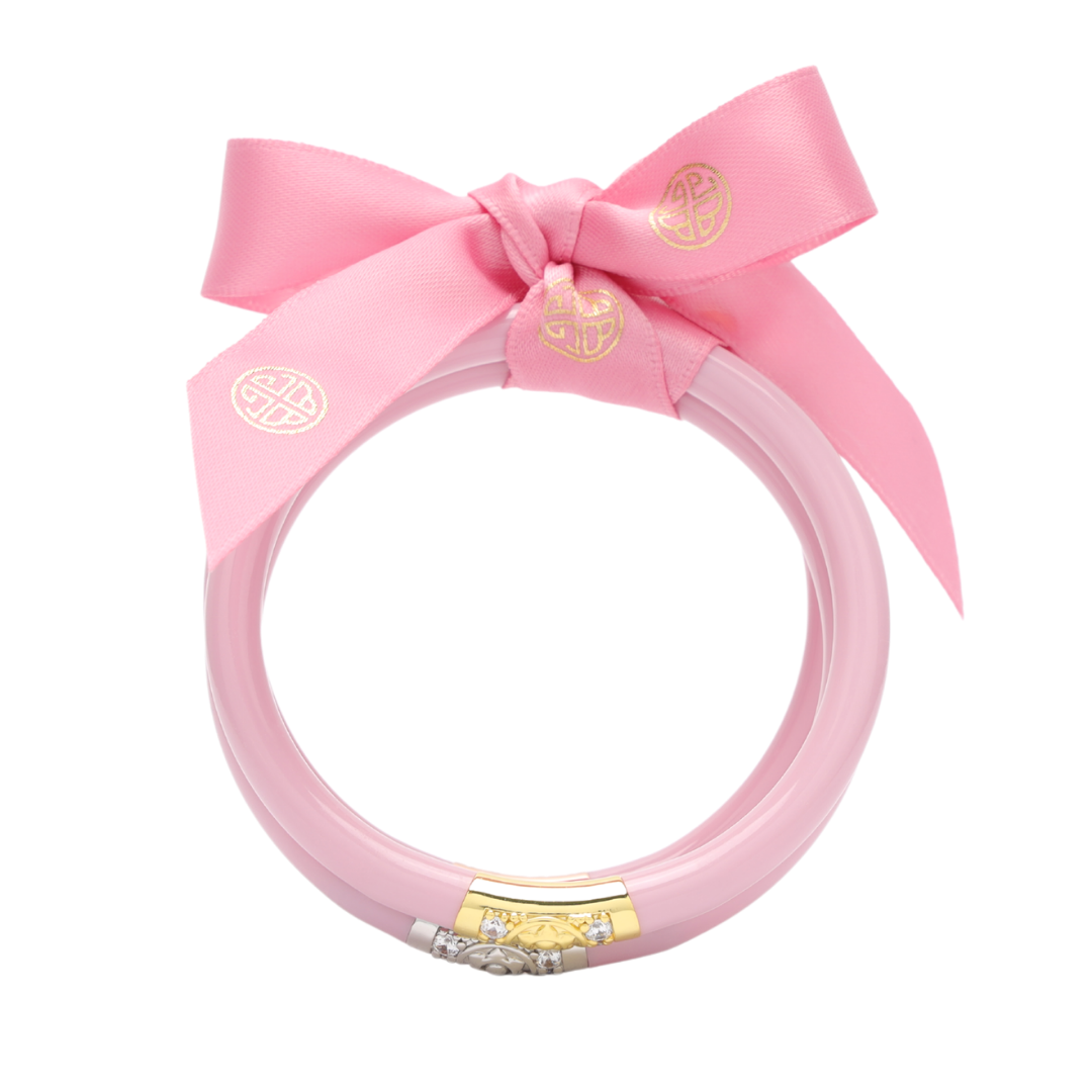 BuDhaGirl | Set of Three | Three Kings All Weather Bangles in Pink - Giddy Up Glamour Boutique