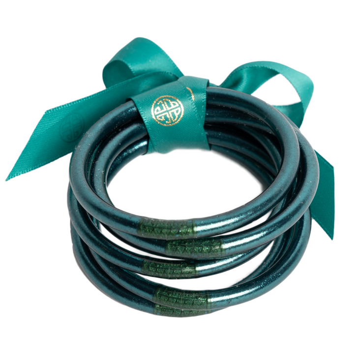 BuDhaGirl | Set of Six | All Weather Bangles in Plume - Giddy Up Glamour Boutique