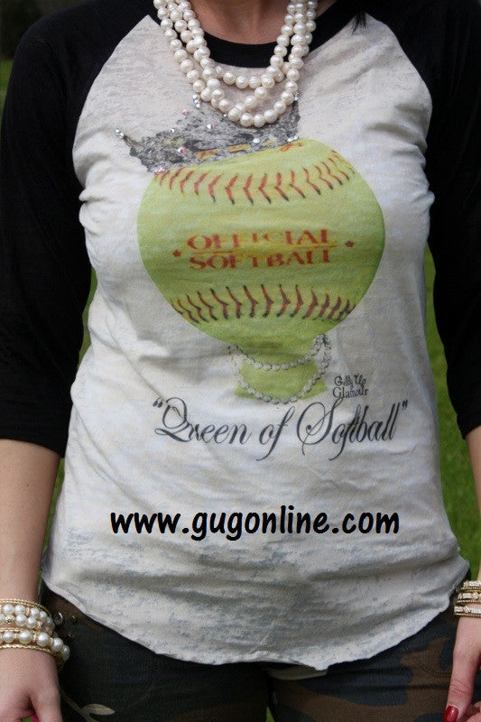 Queen of Sports Baseball Tee - Giddy Up Glamour Boutique