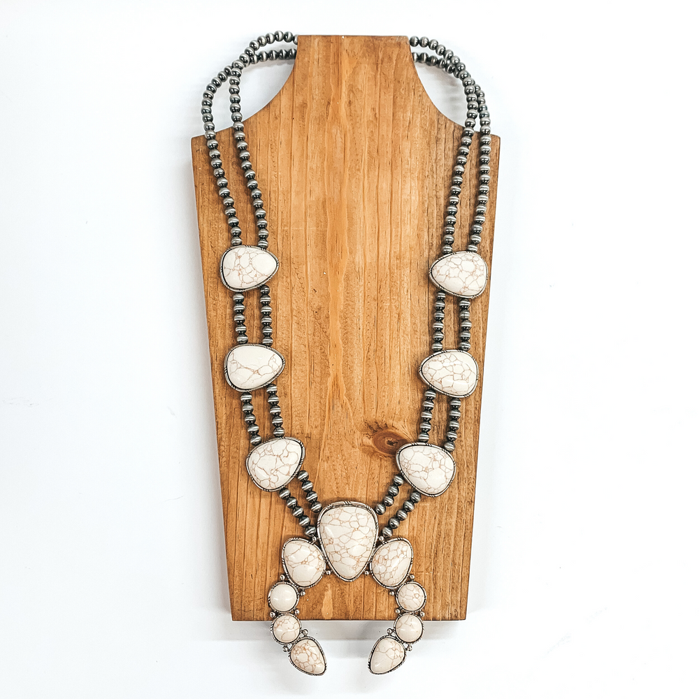 The Rodeo Queen Necklace in Ivory - Giddy Up Glamour Boutique