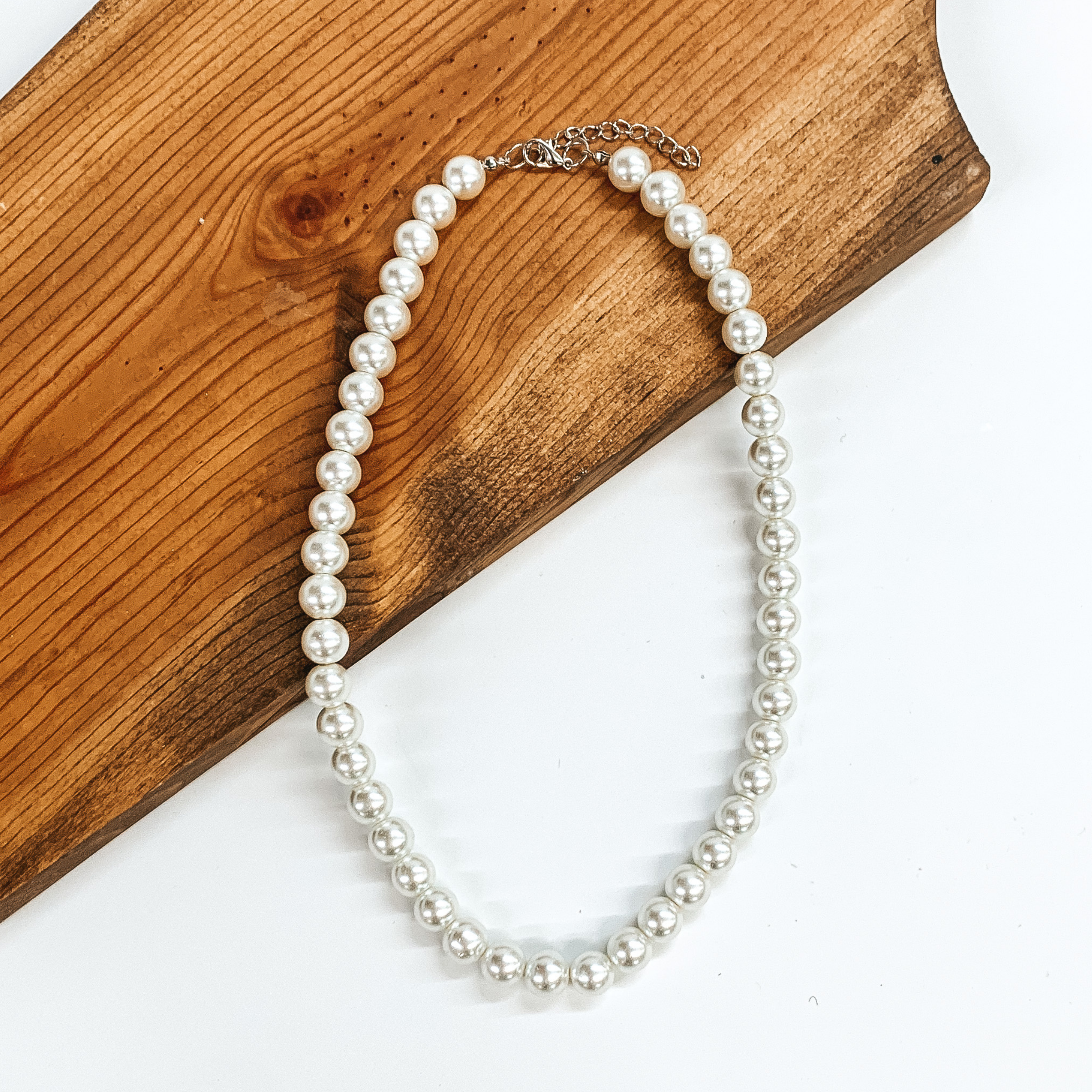 Buy 3 for $10 | Pearl Beaded Necklaces in Neutral Colors - Giddy Up Glamour Boutique