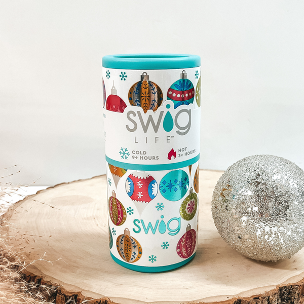 32oz Tinsel Swig Tumbler, Great Holiday Gift, Christmas Tumbler