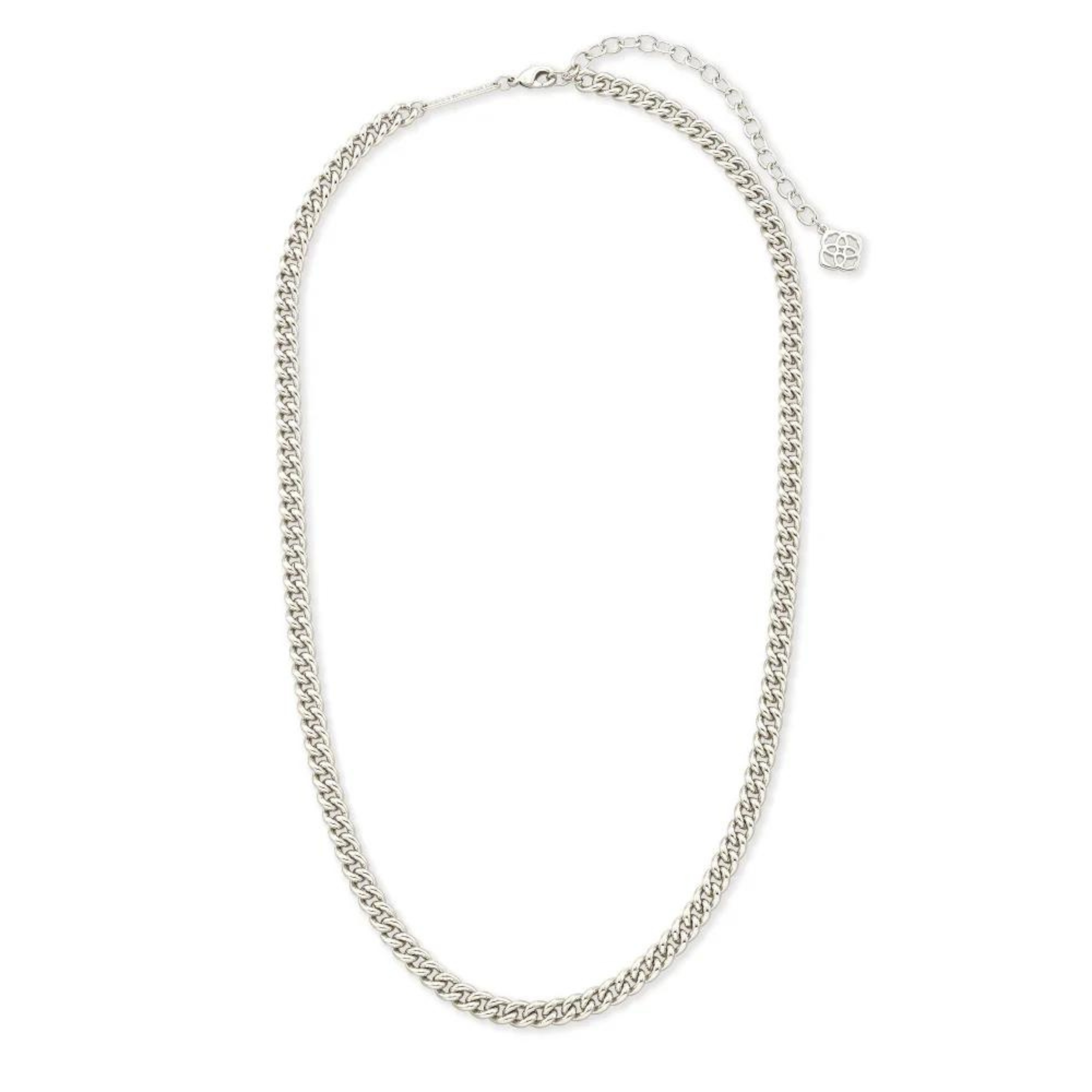 Kendra Scott | Ace Chain Necklace in Silver - Giddy Up Glamour Boutique