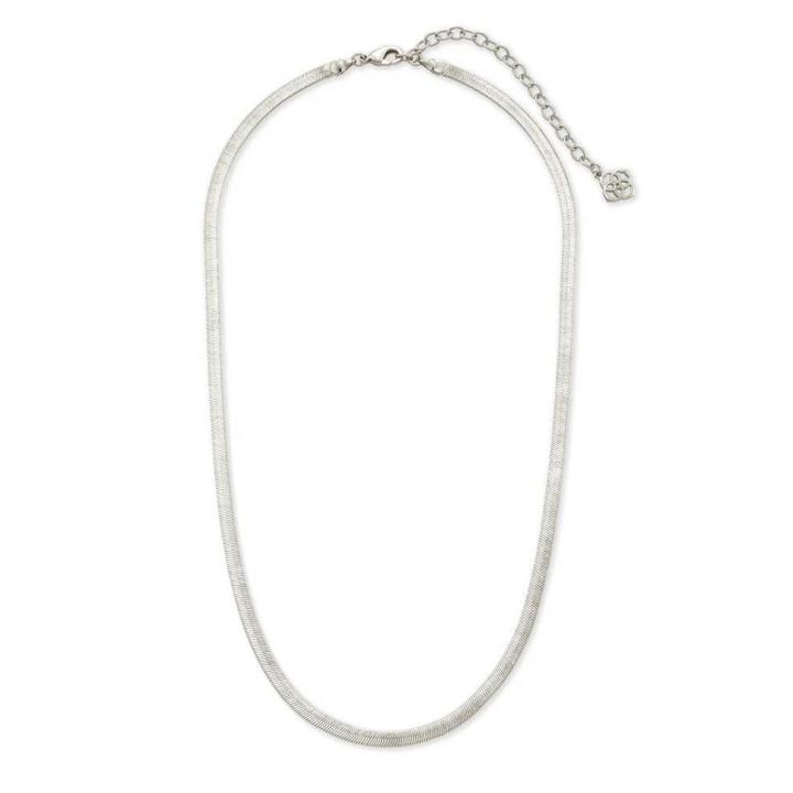 Kendra Scott | Kassie Chain Necklace in Silver - Giddy Up Glamour Boutique